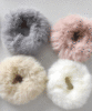 4개세트 밍크퍼 도넛 곱창밴드 헤어밴드 머리끈